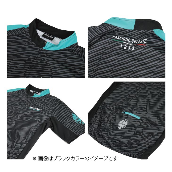 Bianchi サイクルジャージ エドアルド・ビアンキ BIANCHI ビアンキ EAGLE CYCLE JERSEY イーグルサイクルジャージ
