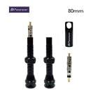 (¨Ǽ)(�᡼�����б�����)Panaracer �ѥʥ졼���� TUBELESS VALVE ���塼�֥쥹�Х�� 80mm �� 2�ܥ��åȡܥ���å�1����°  [TLV-80-B ]