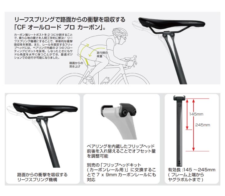 ERGON エルゴン Seat posts シートポスト CF Allroad Pro Carbon CF