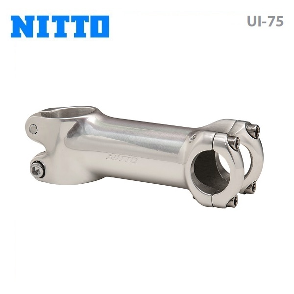 即納あり)NITTO 日東 アヘッドステム UI-75 25.4mm シルバー | パーツ