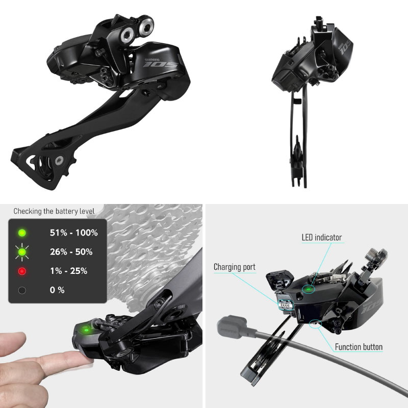 【新品】SHIMANO 105 RD-R7150 12s リアディレイラー シマノ（SHIMANO） 105 RD-R7150 リアディレーラー シャドー RD 12