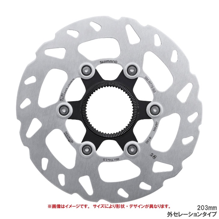 SHIMANO ޥ SM-RT70 DISC BRAKE ROTOR ǥ֥졼 203mm 󥿡å å° 졼󥿥(ISMRT70LE)(4550170504861)