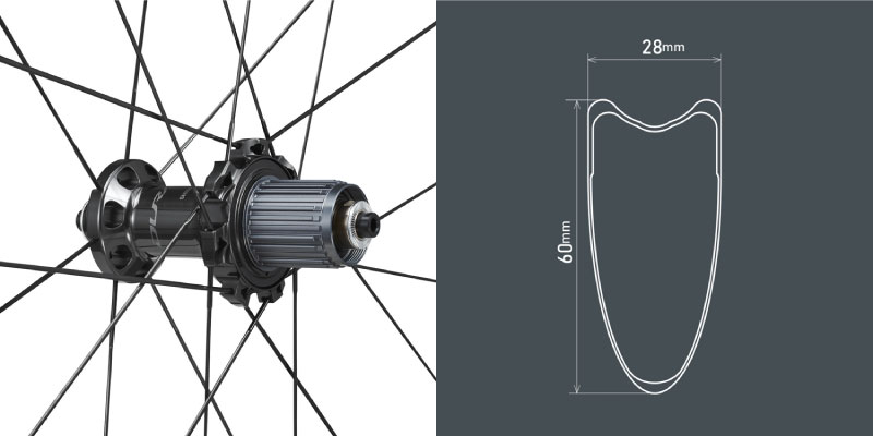 SHIMANO シマノ WH-R9200-C60-TU リア チューブラー 12s リム