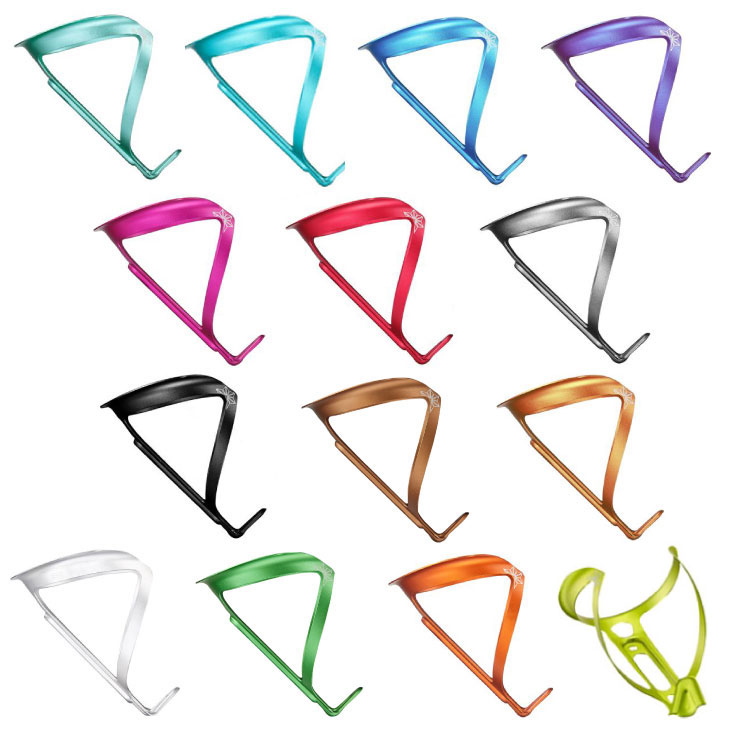 スパカズSUPACAZ フライケージ カーボン　ネオングリーン　新品未使用 ケージ Supacaz Fly Cage Ano（スパカズ フライ ケージ アナダイズド）