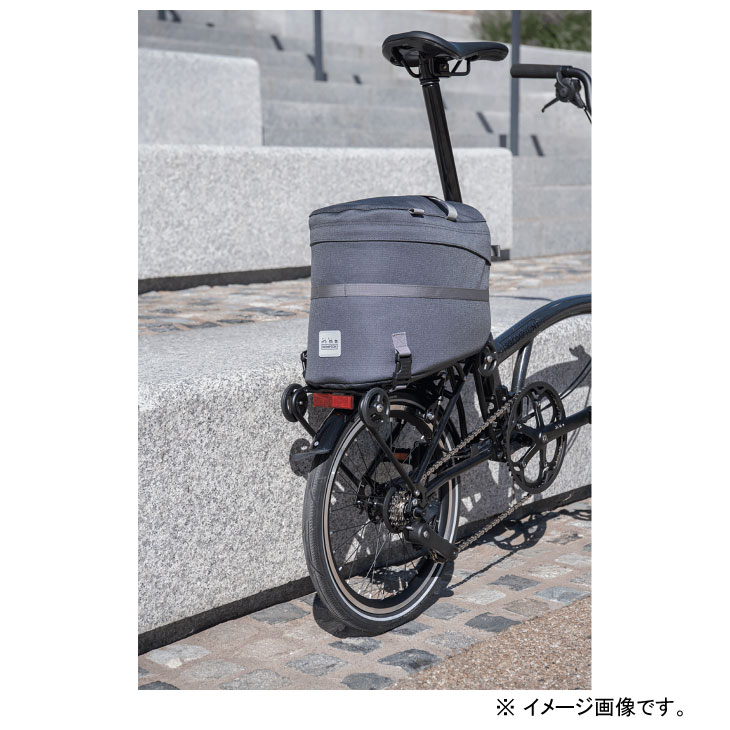 即納)BROMPTON ブロンプトン Borough Roller Rack Bag Dark Grey