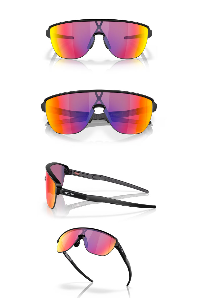 OAKLEY オークリー CORRIDOR(A) コリドー Corridor Prizm Ruby Lenses, Matte Celeste Frame Sunglasses