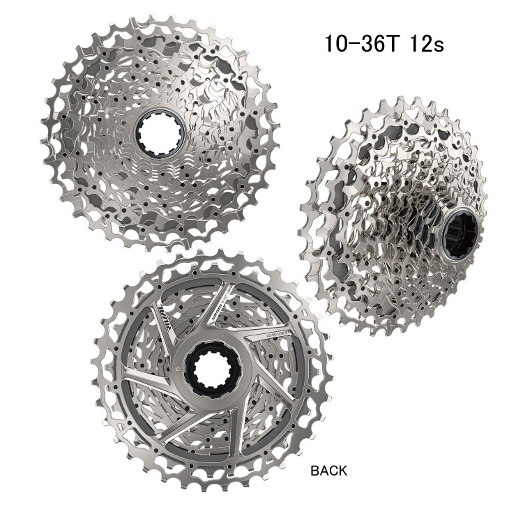 SRAM Rival 12Sカセットスプロケット 10-30T 500km未満 SRAM Rival AXS