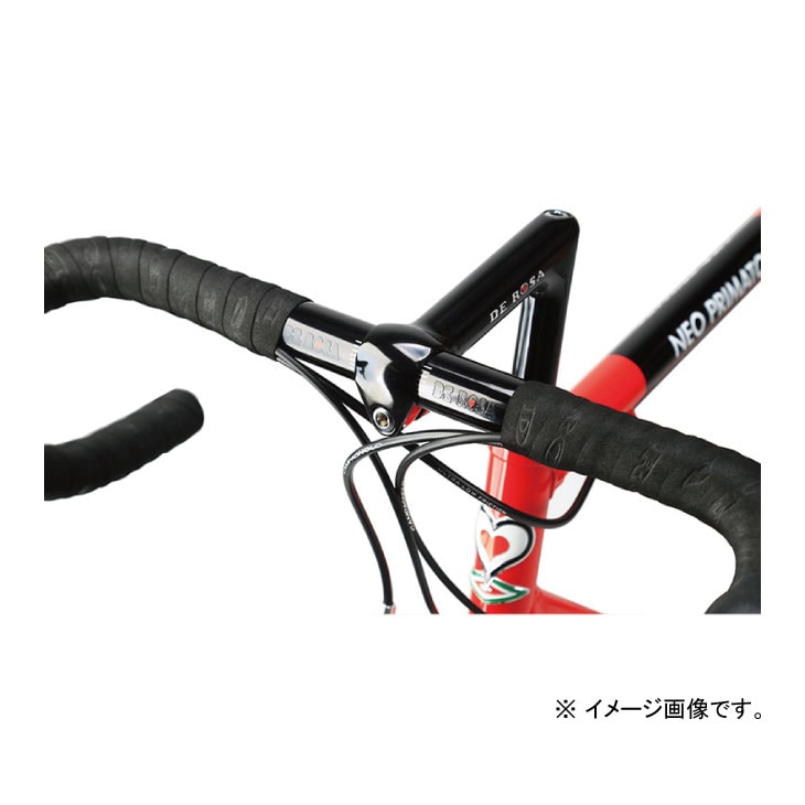DE ROSA デローザ ロゴ入り ドロップハンドルバー 19 DE ROSA BLACK