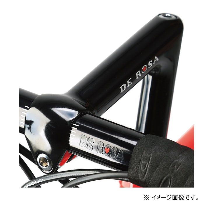DE ROSA デローザ ロゴ刻印入り クイルステム 19 DE ROSA BLACK