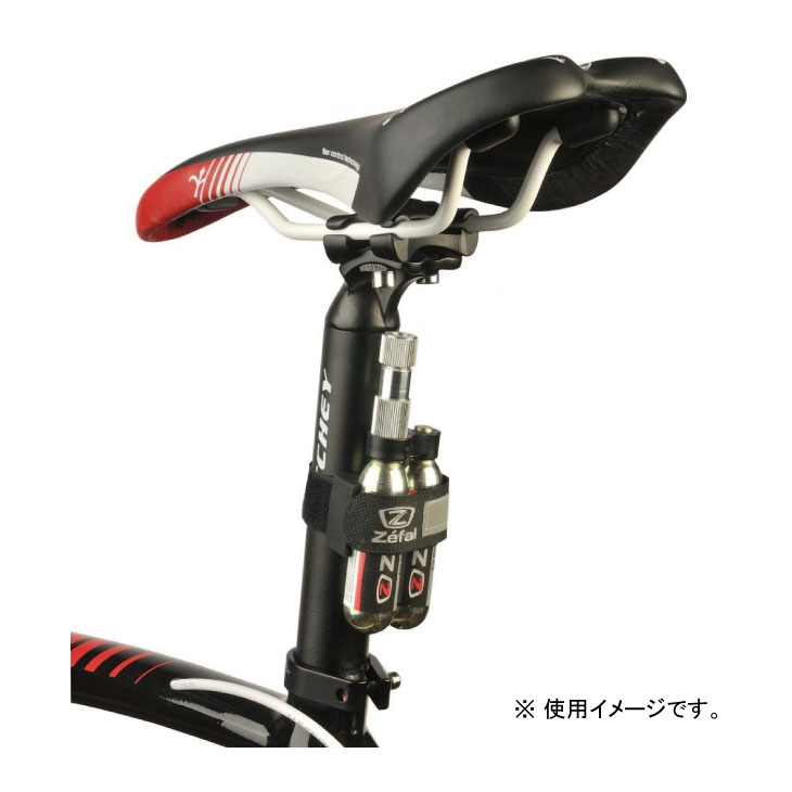 Co2ボンベホルダー(ダブル) メール便対応商品)ZEFAL ゼファール CO2 HOLDER CO2ボンベ