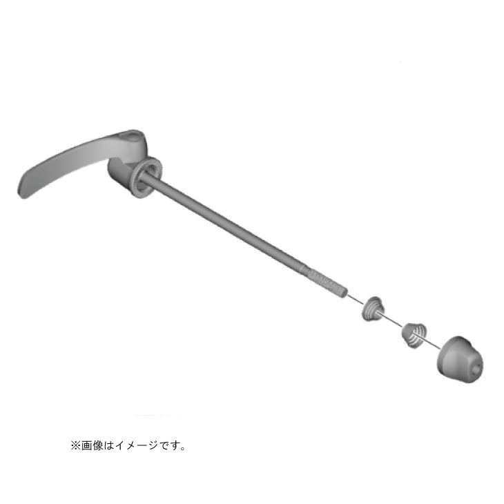 (�᡼�����б�����)SHIMANO ���ޥ� QUICK RELEASE LEVER �����å���꡼�� ��С� �ե������ WH-RS500(Y0DZ98010)(4524667324225)