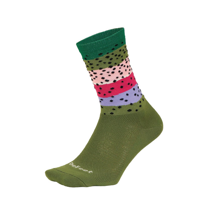 (�᡼�����б�����)DEFEET �ǥե����� AI 6"  Aireator 6����� ���å��� Rainbow Trout Green �쥤��ܡ� �ȥ饦�� ���꡼��