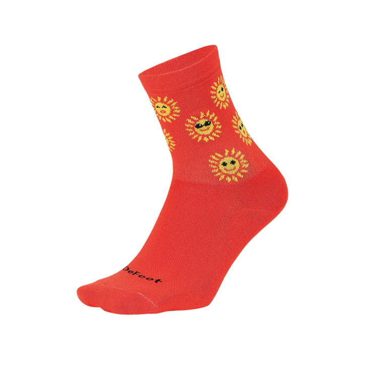 (�᡼�����б�����)DEFEET �ǥե����� AI 4"  Aireator 4����� WOMAN��S ���å��� Sunny Day Poinciana/Yellow ���ˡ��ǥ� �ݥ��󥷥���/��������