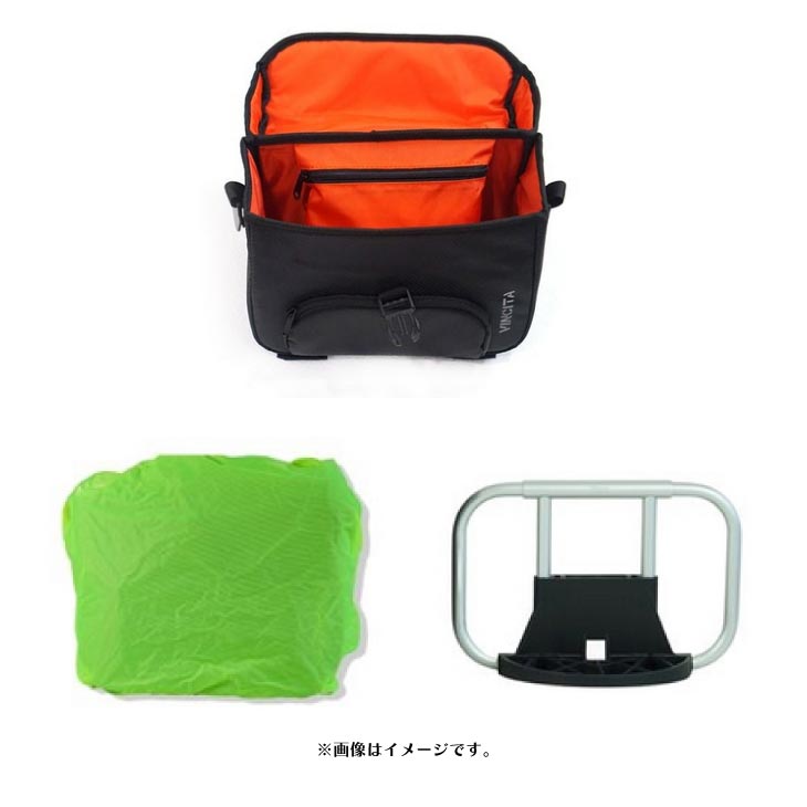 Vincita Mini フロントバッグ for Brompton ブラック VINCITA ( ヴィンチタ ) フロントバッグ/ハンドルバッグ MINI