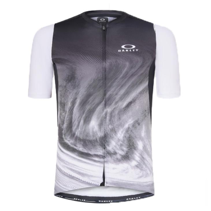 (¨Ǽ)Oakley ꡼ ENDURANCE DAZZLE CAMO JERSEY ǥ   Ⱦµ㡼 GRADIENT SWIRL BLACK/WHITE  