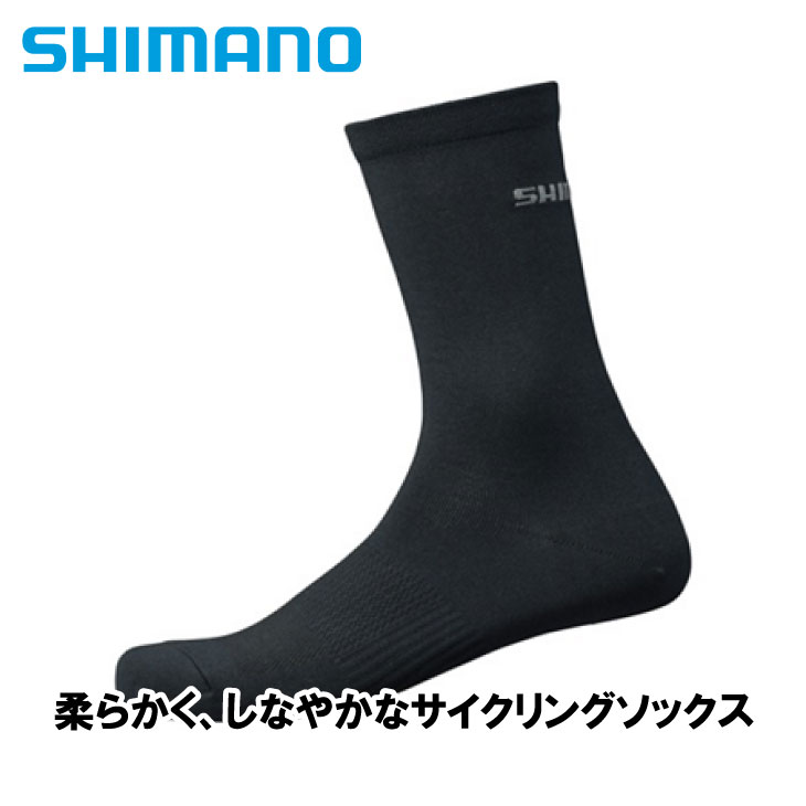 (¨Ǽ)(�᡼�����б�����)SHIMANO ���ޥ� PERFORMANCE SOCKS �ѥե����ޥ󥹥��å��� ��˥��å��� �֥�å�