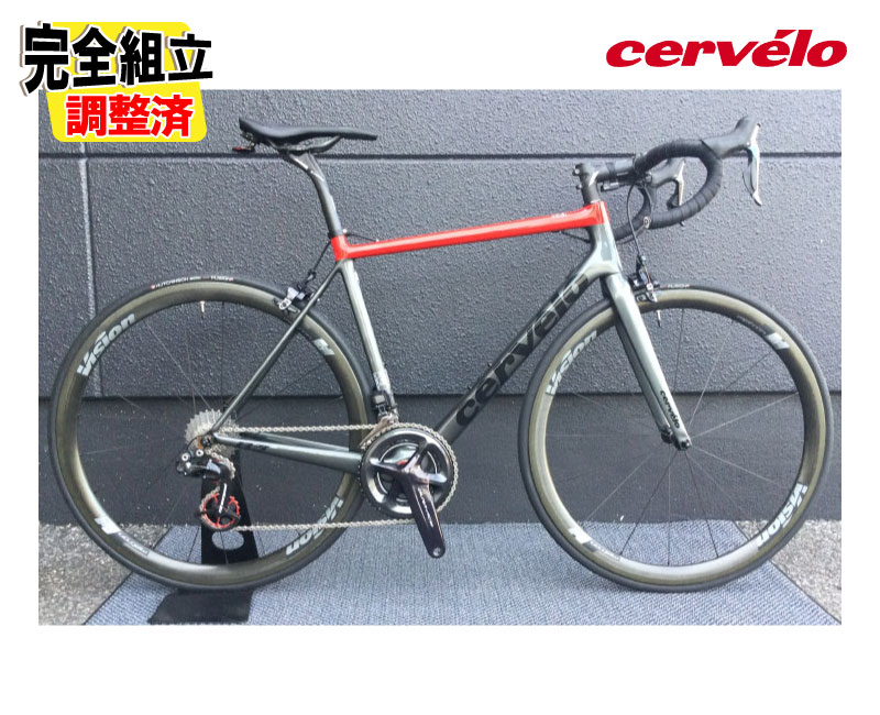 (SALE)CERVELO �����٥� R5 ���졼/��å� 540mm DURA-ACE DI2(R9150) 2��11S �ӡ����륪�ꥸ�ʥ���� �����ɥ졼����