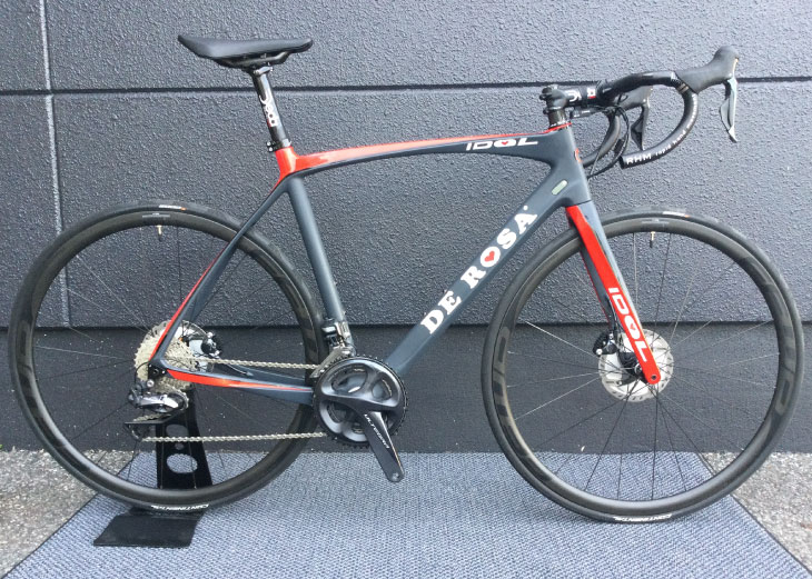 (SALE)2019 DE ROSA �ǥ����� IDOL DISC �����ɥ�ǥ����� F1���顼 545mm ULTEGRA DI2(R8050) 2��11S �ӡ����륪�ꥸ�ʥ���� �����ɥ졼����