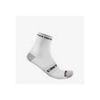 (¨Ǽ)(�᡼�����б�����)CASTELLI �����ƥ� ROSSO CORSA PRO 9 SOCK ���å� ���륵 �ץ� 9 ���å��� �ۥ磻�� ��˥��å���