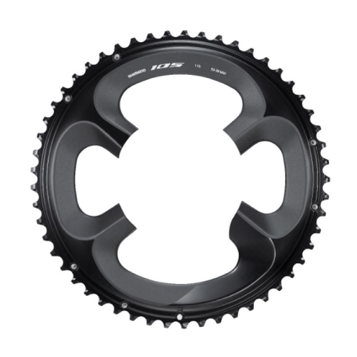 (�᡼�����б�����)SHIMANO ���ޥ� CHAINRING 53T FC-R7000�� �֥�å�(Y1WV98050)(4550170468064)����������
