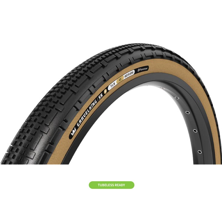 Panaracer �ѥʥ졼���� GRAVELKING SK R ����٥륭�� SK R TUBELESS READY ���塼�֥쥹��ǥ� �֥�å�/����С�(1��)������