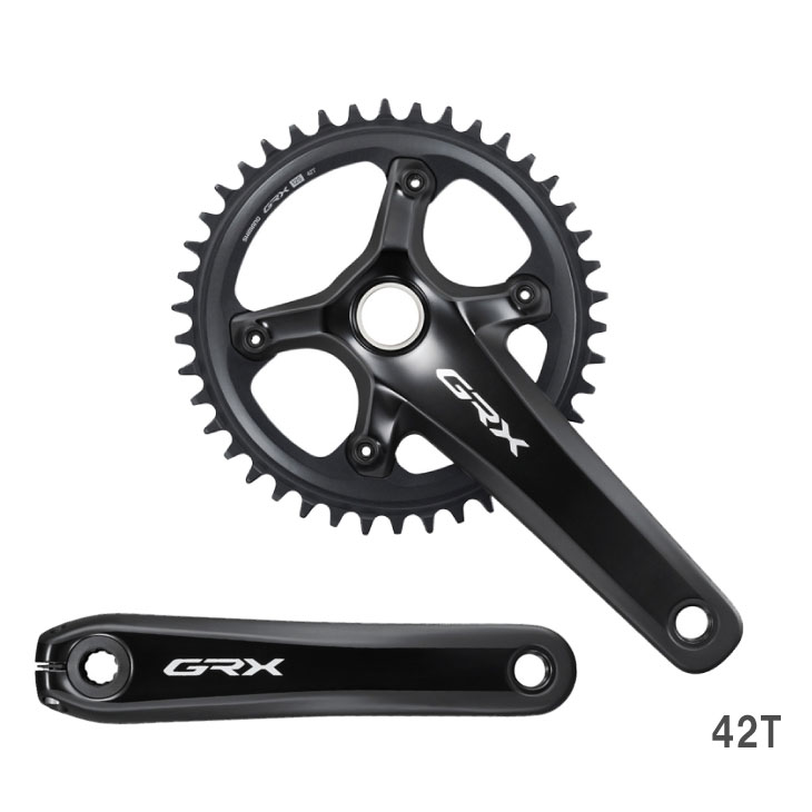 新品未使用 シマノ GRX FC-RX820 チェーンリング 42T 12S Shimano GRX FC-RX820 1x 12-Speed Crankset