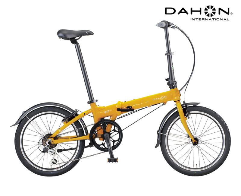 極美品 ダホン ヒット DAHON HIT D6 オレンジ　折りたたみ自転車 DAHON INTERNATIONAL ダホンインターナショナル HIT D6 ヒットD6