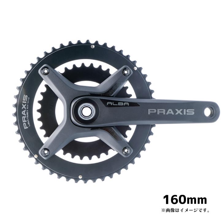 praxisworks ALBA クランクセット 52/36T ボトムブラケット PRAXIS WORKS プラクシスワークス ALBA X DM M30 CRANK 160mm