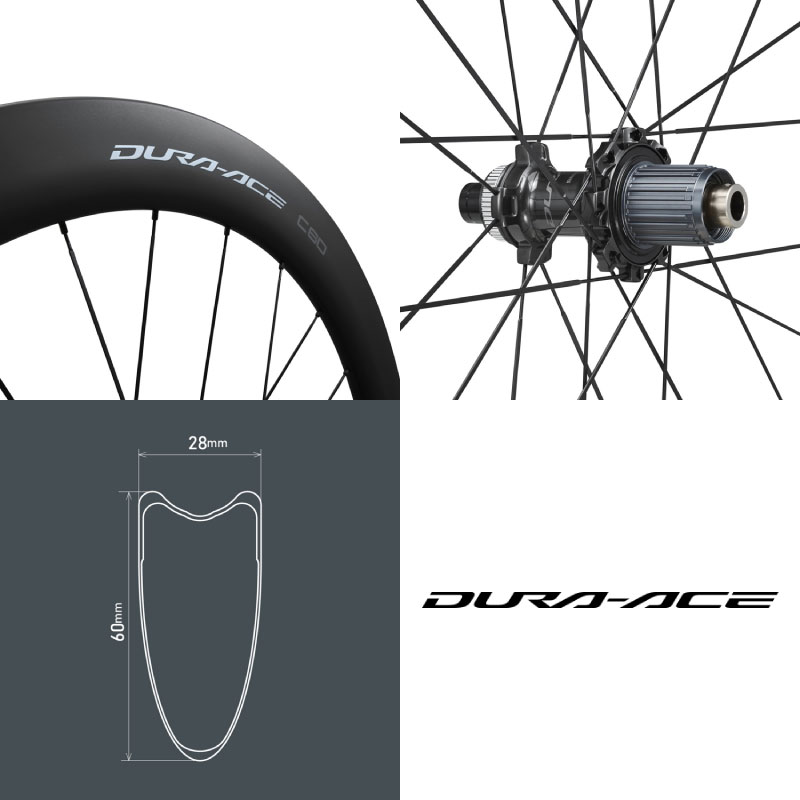 DURA-ACE WH-R9270-C60-HR-TU チューブラー センターロック