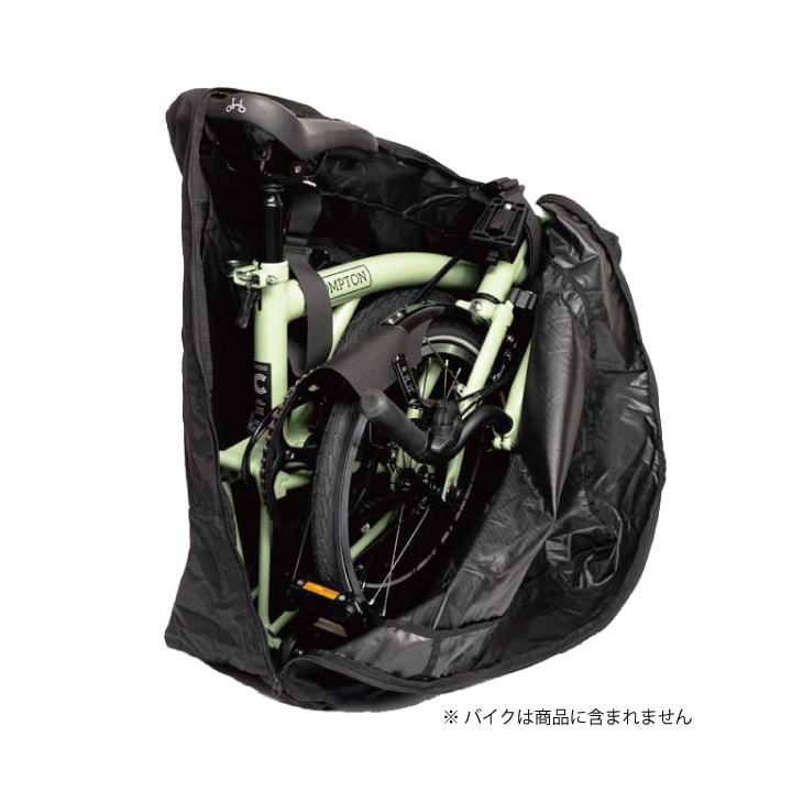 (¨Ǽ)BROMPTON �֥���ץȥ� Transit Transport Bag Black �ȥ�󥸥å� �ȥ�󥹥� ���� �Хå� �֥�å� (Q102975)(5053099022731)