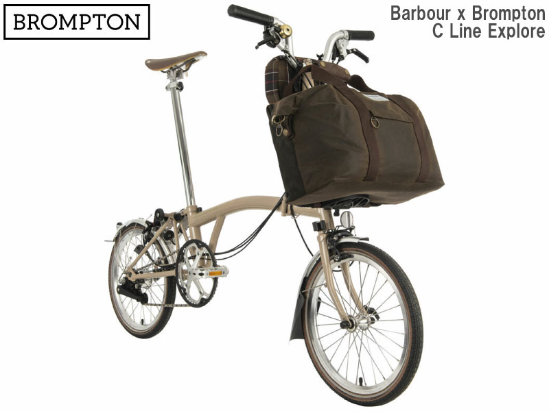 (�߸�ͭ��)BARBOUR��BROMPTON �Х��С��ߥ֥���ץȥ� C-LINE C�饤�� AMBLE SAND EXPLORE(6®) MID�ϥ�ɥ� �����ǥ� �ޤ����