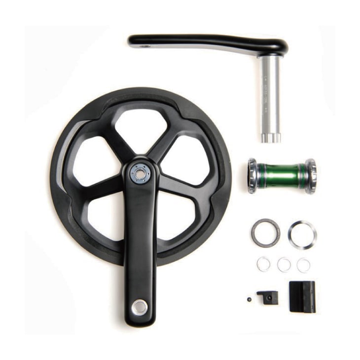 BROMPTON �֥���ץȥ� SUPERLIGHT CARBON CRANKSET 50T Ķ���� �����ܥ� ����󥯥��å� 50T(Q102703)(5053099042326)