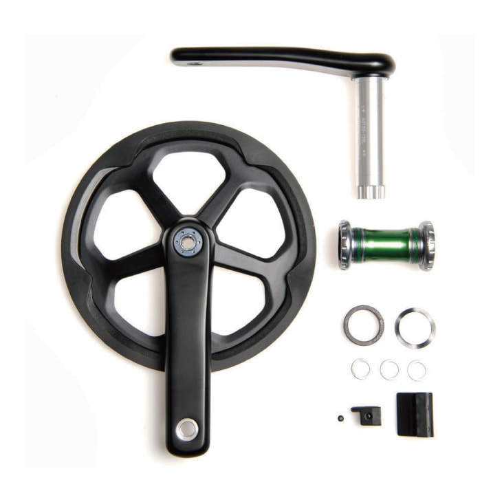 BROMPTON �֥���ץȥ� SUPERLIGHT CARBON CRANKSET 56T Ķ���� �����ܥ� ����󥯥��å� 56T(Q102704)(5053099042333)