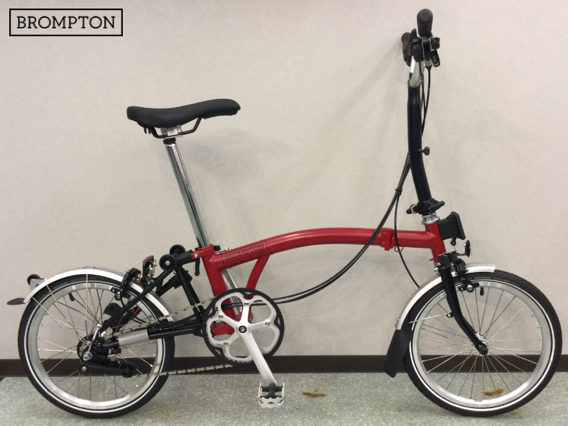 (�߸�ͭ��)BROMPTON �֥���ץȥ� M6L �ϥ�����å�/�֥�å� 6® M�ϥ�ɥ� �ޤ����