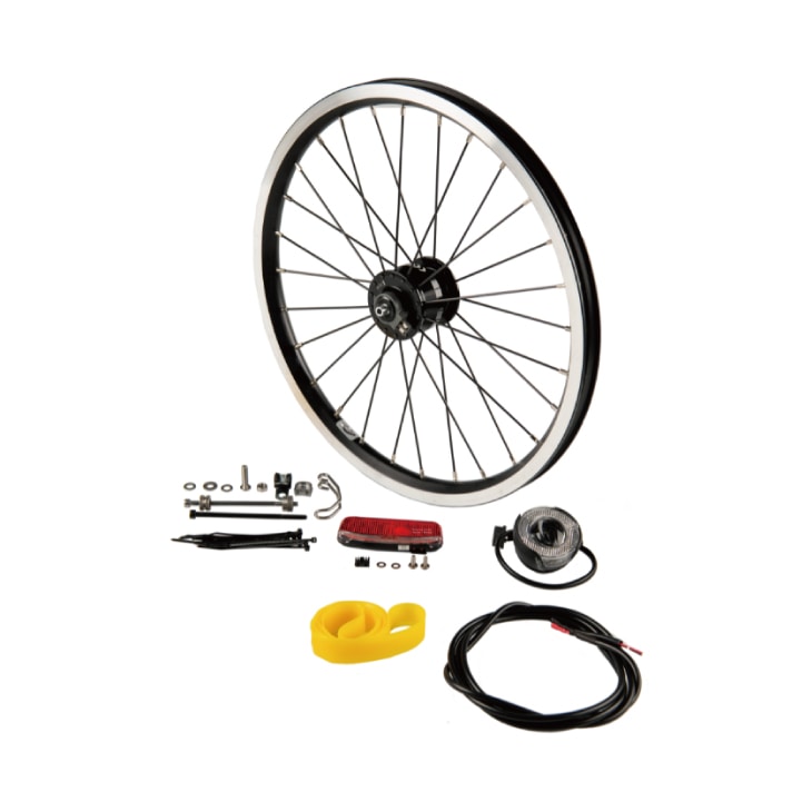 Brompton SV8 ブロンプトン 純正ハブダイナモセット Black BROMPTON ブロンプトン HUB DYNAMO SET - SV8 BLACK ハブ ダイナモ
