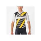 (�߸˰��ݥ�����)CASTELLI �����ƥ� HERITAGE JERSEY �إ�ơ��� ���㡼�� Ⱦµ���㡼��(���֡�4525018)�֥�å�/�ۥ磻�� �������� ��� ������