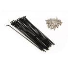 BROMPTON �֥���ץȥ� SPOKE/NIPPLE SET 13g PLAIN GAUGE 146mm ���ݡ���/�˥åץ륻�å� 13g �ץ졼�󥲡��� 146mm �֥�å�(Q100517)(5053099001552)