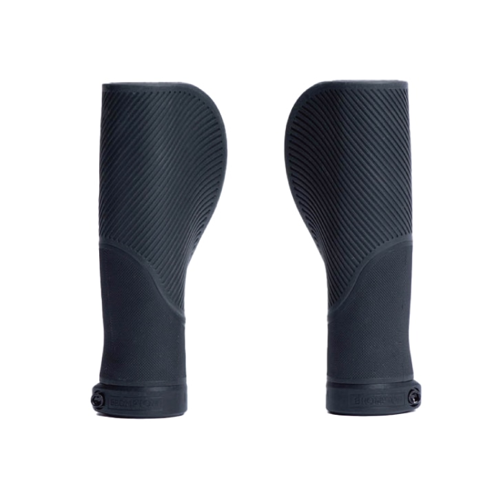 (¨Ǽ)BROMPTON �֥���ץȥ� ERGONOMIC GRIPS Black/Grey ���르�Υߥå�����å� �֥�å�/���졼(Q103121)(5053099059300)����å�