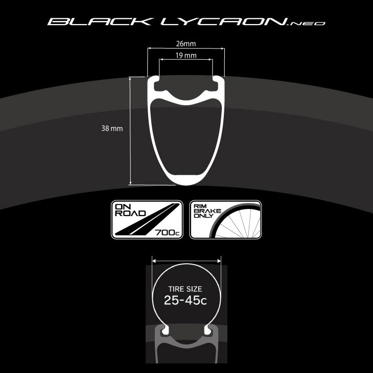 P&P COMPONENTS ピーアンドピーコンポーネンツ BLACK LYCAON.NEO