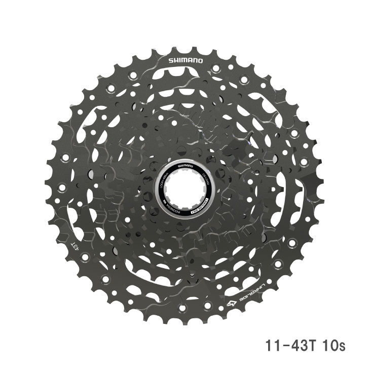 SHIMANO ���ޥ� CS-LG400-10 11-43T 10s LINKGLIDE �����åȥ��ץ����å�(ECSLG40010143)(4550170171568)
