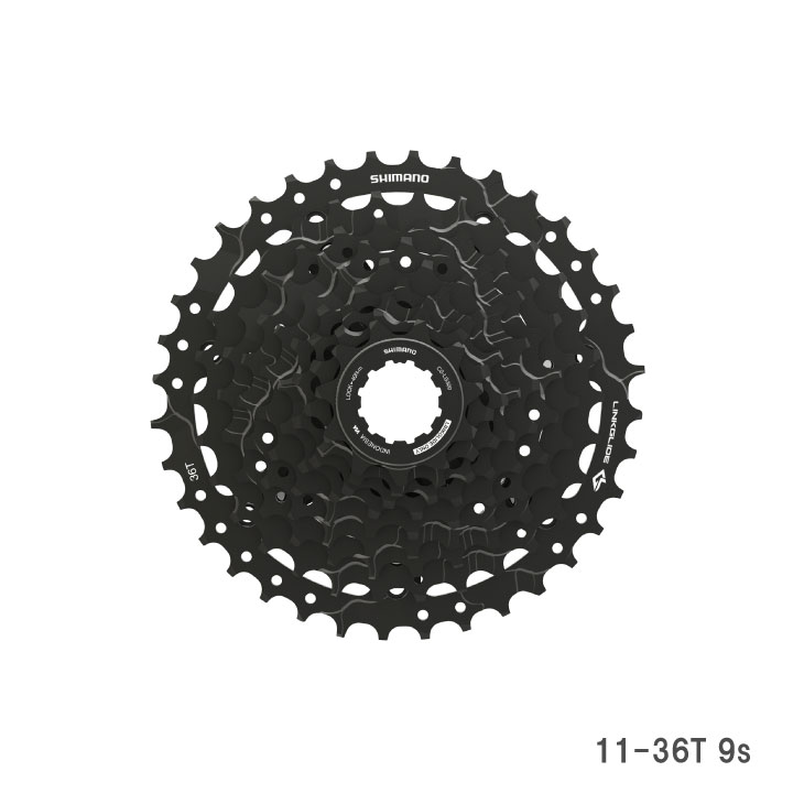 SHIMANO ���ޥ� CS-LG300-9 11-36T 9s LINKGLIDE �����åȥ��ץ����å�(ECSLG3009136)(4550170171971)