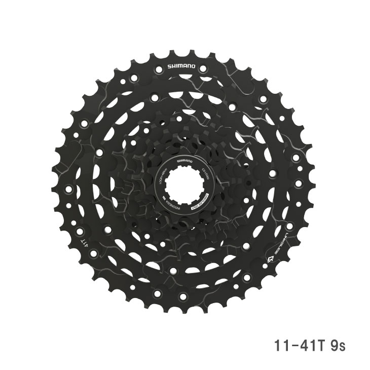 SHIMANO ���ޥ� CS-LG300-9 11-41T 9s LINKGLIDE �����åȥ��ץ����å�(ECSLG3009141)(4550170171834)