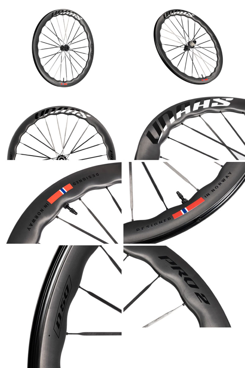 UNAAS PRO2 WHEELSET ウナス プロ2 ディスク仕様 前後ホイールセット