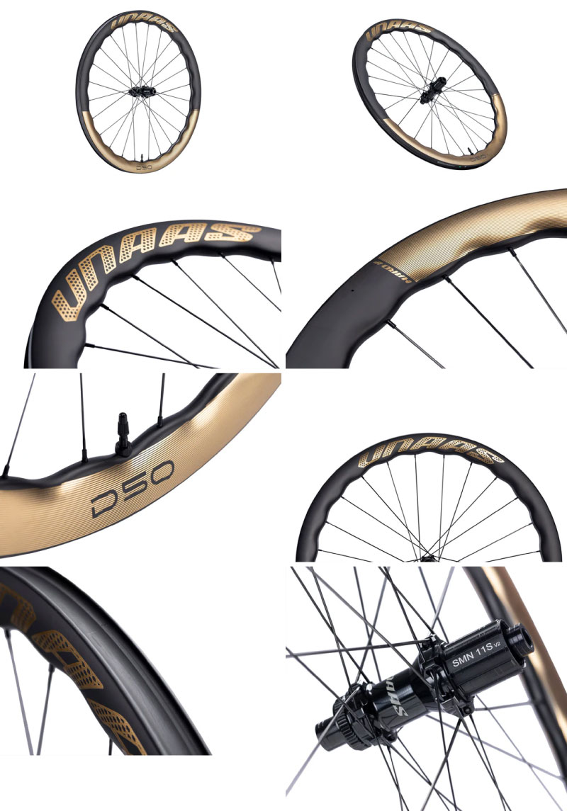 UNAAS HARD2 WHEELSET ウナス ハード2 ディスク仕様 前後