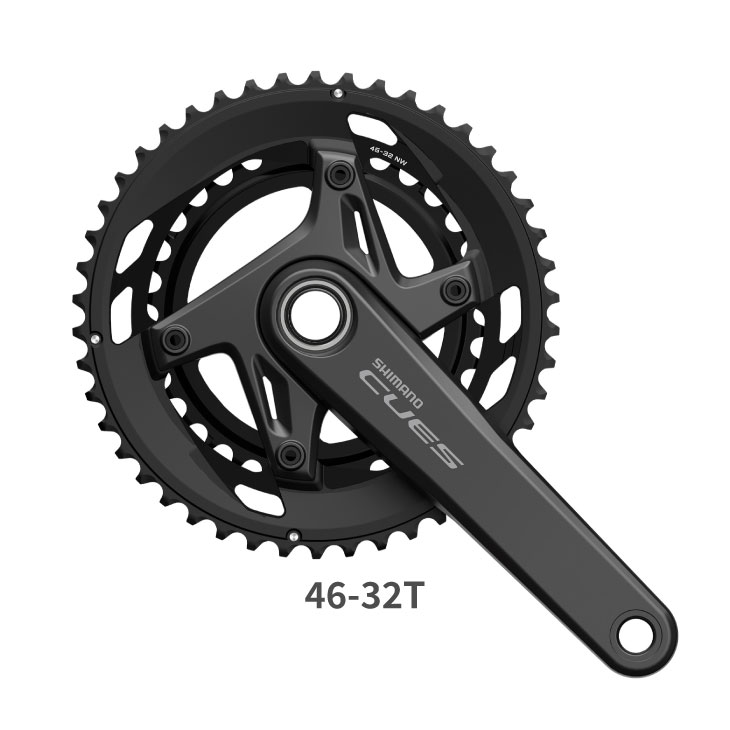 SHIMANO ���ޥ� CUES ���塼�� FC-U6040-2 ����󥯥��å� 46-32T 2x10/9s �ۥ����ƥå�II