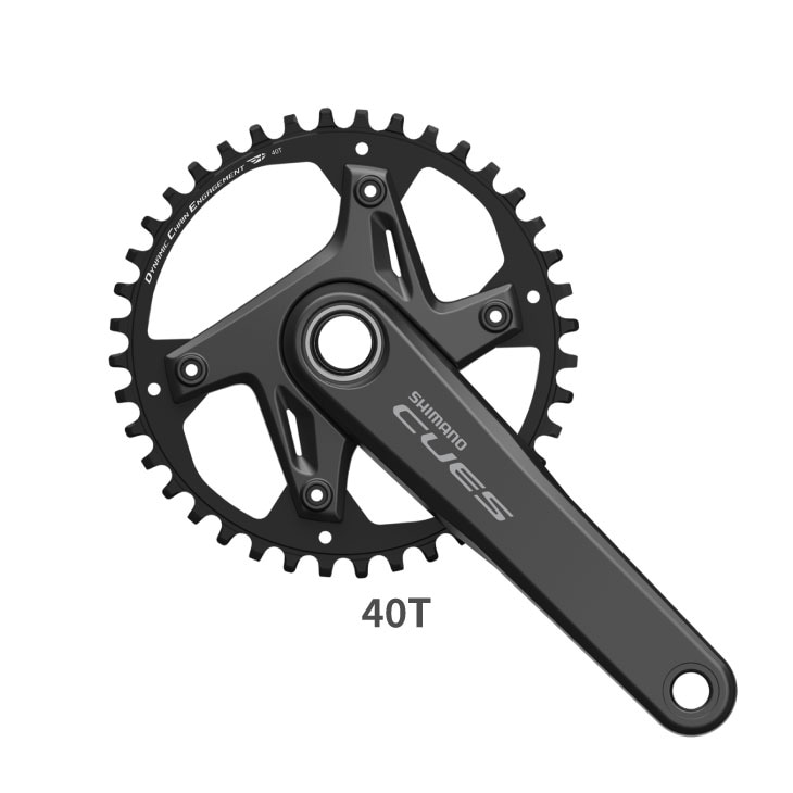 SHIMANO CUES U4010 クランクセット 46-30T 中空軸付 SHIMANO 「シマノ」 CUES FC-U4010-2 170mm 46-30T クランクセット