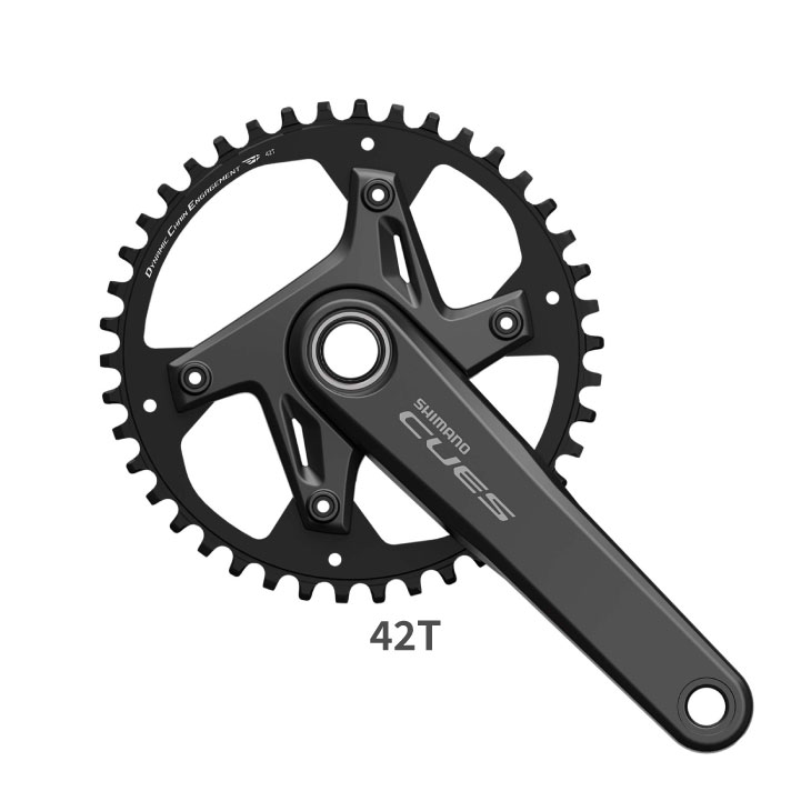 SHIMANO ���ޥ� CUES ���塼�� FC-U6030-1 ����󥯥��å� 42T 1x11/10/9s 2�ԡ���