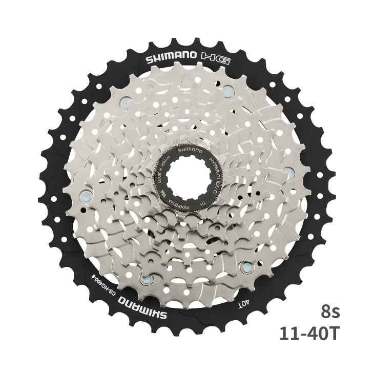 SHIMANO ���ޥ� CS-HG400-8 11-40T 8s HYPERGLIDE �����åȥ��ץ����å�(ECSHG4008140)(4550170897727)