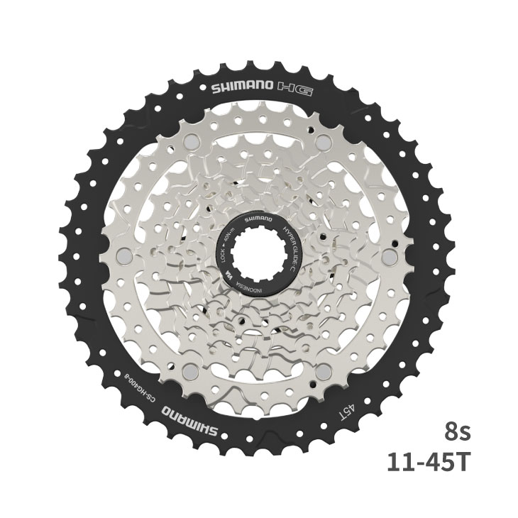 SHIMANO ���ޥ� CS-HG400-8 11-45T 8s HYPERGLIDE �����åȥ��ץ����å�(ECSHG4008145)(4550170820541)