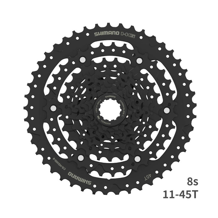 SHIMANO ���ޥ� CS-HG300-8 11-45T 8s HYPERGLIDE �����åȥ��ץ����å�(ECSHG3008145)(4550170998080)